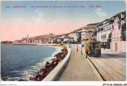 AFTP1-06-0053 - MENTON - La Promenade De Garnavan Et La Vielle Ville  - Menton