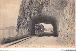 AFTP1-06-0039 - NICE - Route De Nice à Monaco - Tunnel Du Cap Roux - Transport Urbain - Auto, Autobus Et Tramway