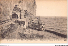 AFTP1-06-0021 - BEAULIEU-SUR MER - La Route De Nice à Monte-carlo - Beaulieu-sur-Mer