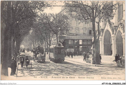 AFTP1-06-0016 - NICE - L'avenue De La Gare - Notre Dame - Transport Ferroviaire - Gare