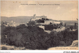 AFTP10-07-0982 - VIVIERS - Vue Générale Sur Le Rhone - Viviers