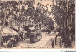 AFTP1-06-0018 - NICE - Alpes-maritimes - L'avenue De La Gare - Transport Ferroviaire - Gare
