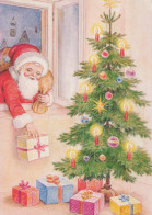 WEIHNACHTSMANN SANTA CLAUS Neujahr Weihnachten Vintage Ansichtskarte Postkarte CPSM #PBL467.A - Santa Claus