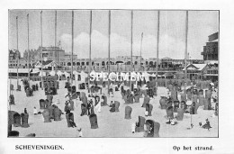 Prent - Op Het Strand - Scheveningen - 8.5x12.5 Cm - Scheveningen