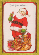 WEIHNACHTSMANN SANTA CLAUS Neujahr Weihnachten Vintage Ansichtskarte Postkarte CPSM #PBL402.A - Santa Claus