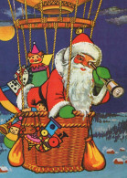 PAPÁ NOEL Feliz Año Navidad Vintage Tarjeta Postal CPSM #PBL199.A - Santa Claus