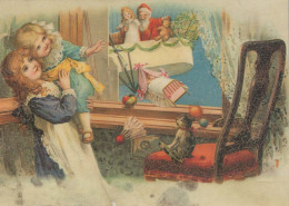 BABBO NATALE Buon Anno Natale Vintage Cartolina CPSM #PBB229.A - Santa Claus