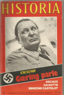Historia Goering Allemagne Guerre Parle Decaux Gaxotte Benzoni Castelot Paillat Lefranc N° 334 Septembre 1974 - Other & Unclassified