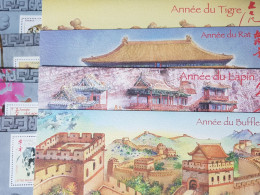 33 36 47 57 Années Chinoises - Foglietti Commemorativi