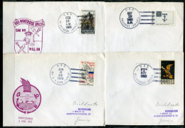 USA Schiffspost, Navire, Paquebot, Ship Letter, USS Montrose, Kansas City, Milwaukee, Truckee - Storia Postale