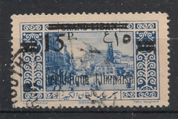 GRAND LIBAN - 1927 - N°YT. 96 - Beyrouth 15pi Sur 25pi Bleu - Oblitéré / Used - Usados