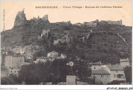 AFTP7-07-0656 - ROCHEMAURE - Vieux Village - Ruines Du Chateau Féodal - Rochemaure