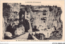 AFTP7-07-0635 - Route Du Pont-d'arc - Les Grottes Et Lentrée Des Tunnels - Vallon Pont D'Arc
