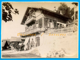 Suisse Canton De Vaud Aigle * Gryon Diligence Poste Télégraphes, Diablerets * Photo Albumine Vers 1880 - Alte (vor 1900)