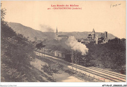 AFTP6-07-0512 - Les Bords Du Rhone - Chateaubourg TRAIN LOCOMOTIVE GARE - Autres & Non Classés