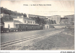 AFTP6-07-0513 - PRIVAS - La Gare Et L'ASILE Aliénés GARE TRAIN - Privas