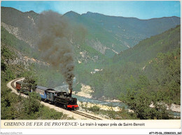 AFTP5-06-0501 - Chemins De Fer De Provence - Le Train A Vapeur Pres De Saint-benoit - Sonstige & Ohne Zuordnung