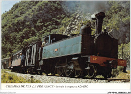 AFTP5-06-0497 - Chemins De Fer De Provence - Le Train à Vapeur A AGNERC GARE PUGET THENIERS - Autres & Non Classés