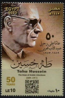 Egypt   - 2023 Personalities - Taha Hussein, 1889-1973 - Literature - Writer -Complete Issue - MNH - Nuevos