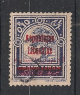 GRAND LIBAN - 1928 - N°YT. 98 - Cèdre 0pi10 Violet - Oblitéré / Used - Usati