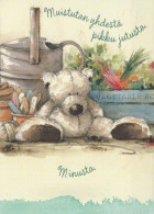 NASCERE Animale Vintage Cartolina CPSM #PBS197.A - Bears