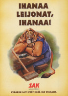 LION Animals Vintage Postcard CPSM #PBS060.A - Leones