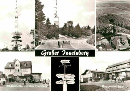 72633939 Grosser Inselsberg Fernsehturm Sender Berggasthof Stoehr HO Gaststaette - Autres & Non Classés
