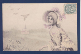CPA Patella Illustrateur Femme Woman Circulée Art Nouveau - Other & Unclassified