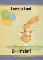 CONIGLIO Animale Vintage Cartolina CPSM #PBR096.A - Sonstige & Ohne Zuordnung