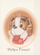 CANE Animale Vintage Cartolina CPSM #PBQ655.A - Chiens