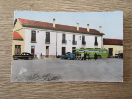 ALGERIE DJELFA LA GARE  VOITURES ANCIENNES AUTOBUS - Djelfa