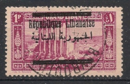 GRAND LIBAN - 1928 - N°YT. 100 - Baalbeck 1pi Rose-lilas - Oblitéré / Used - Oblitérés