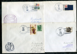 USA Schiffspost, Navire, Paquebot, Ship Letter, USS Howard W. Gilmore, Nereus, Indra, Klondike - Marcofilie