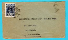SURINAME Brief 1934 Paramaribo Naar Rosicrusian Fellowship In Mt Ecclesia, USA - Suriname ... - 1975
