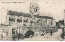 AHEP12-0068- 02 COULONGES EN TARDENOIS L EGLISE ET LA FONTAINE - Otros & Sin Clasificación