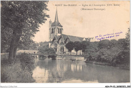 AGAP4-10-0336 - PONT STE-MARIE - église De L'assomption  - Sonstige & Ohne Zuordnung