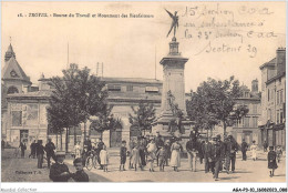 AGAP3-10-0242 - TROYES - Bourse Du Travail Et Monument Des Bienfaiteurs  - Troyes