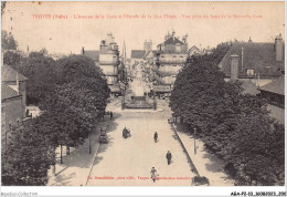 AGAP2-10-0192 - TROYES - L'avenue De La Gare Et L'entrée De La Rue Thiers - Vue Prise Du Haut De La Nouvelle Gare  - Troyes