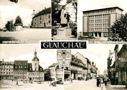 72633809 Glauchau Platz Der Roten Armee Georgius Agricola Denkmal Ingenieurschul - Glauchau