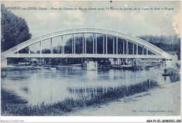 AGAP1-10-0002 - NOGENT-SUR-SEINE - Pont Du Chemin De Fer En Ciment  - Nogent-sur-Seine