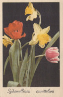 FLOWERS Vintage Postcard CPA #PKE661.A - Fleurs