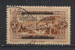 GRAND LIBAN - 1928 - N°YT. 103 - El Kamar 3pi Brun - Oblitéré / Used - Gebruikt