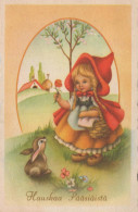 PASQUA BAMBINO UOVO Vintage Cartolina CPA #PKE348.A - Pâques