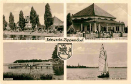 72633748 Zippendorf Strand Kaffee Strandpavillon Segelboot Waldbad Zippendorf - Schwerin