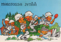 SOLDATS HUMOUR Militaria Vintage Carte Postale CPSM #PBV921.A - Humour