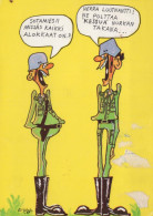 SOLDADOS HUMOR Militaria Vintage Tarjeta Postal CPSM #PBV809.A - Humor