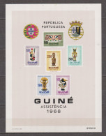GUINÉ (BLOCOS)- 1968,  IMPOSTO POSTAL -  Artesanato (Bloco C/ Série Nº 3)   ** MNH  MUNDIFIL  Nº 3 - Guinée Portugaise