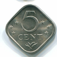 5 CENTS 1971 NIEDERLÄNDISCHE ANTILLEN Nickel Koloniale Münze #S12194.D.A - Antilles Néerlandaises