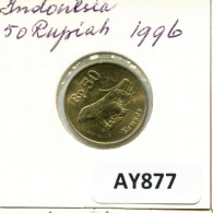 50 RUPIAH 1996 INDONESIA Coin #AY877.U.A - Indonesië