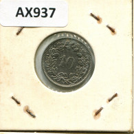 10 RAPPEN 1972 SCHWEIZ SWITZERLAND Münze #AX937.3.D.A - Andere & Zonder Classificatie